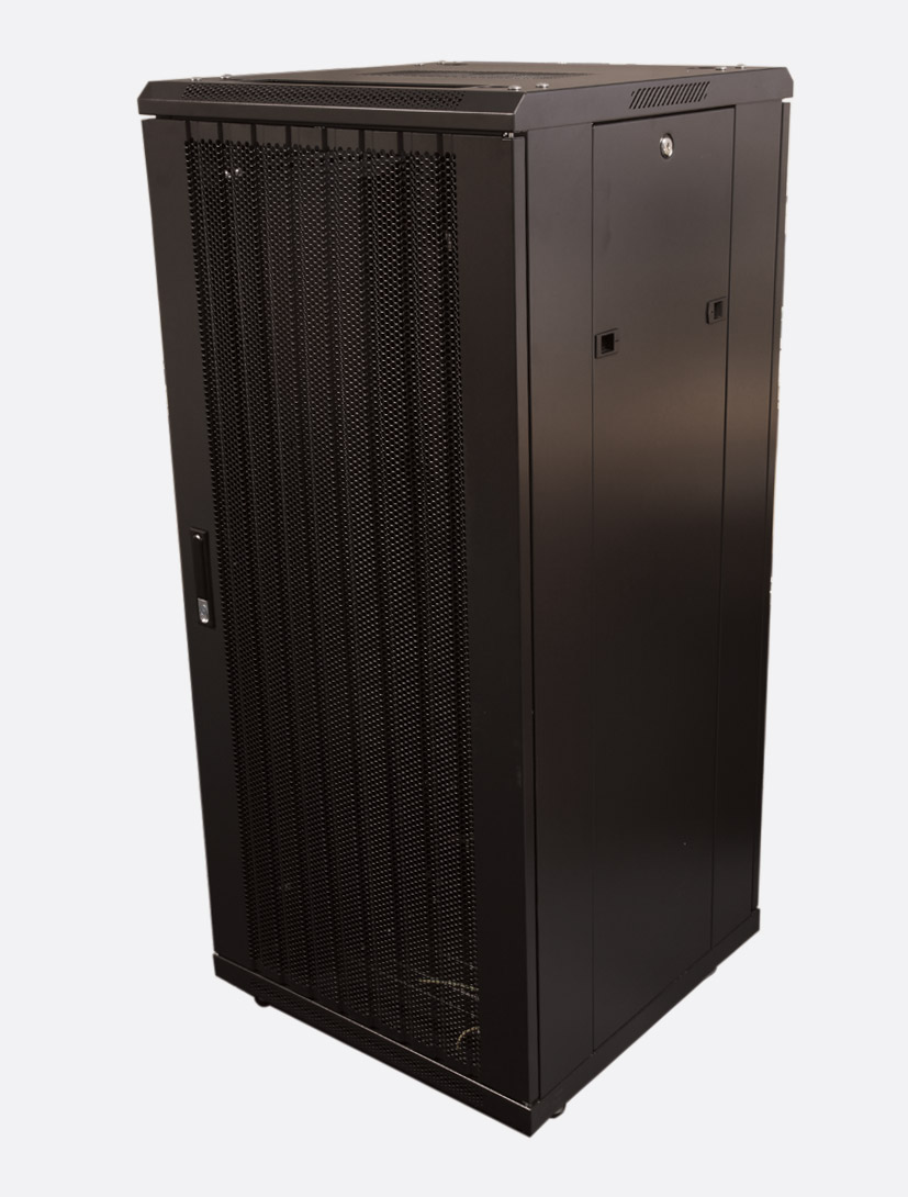 ENCLOSURE SYSTEMS 2966627/B-T RACK CABINET Server, 27U, 600w, 600d ...