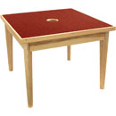 CANFORD ACOUSTIC TABLE Ash, square 1000mm (specify fabric colour)