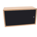 CANFORD ES4142506/B AV WALL CABINET 6U, acrylic door, 250mm deep, Beech