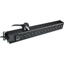 CANFORD ES78806614-T PDU, vertical 14-way, IEC, 2 mtr lead UK 13A 3pin plug