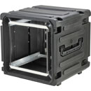 SKB 3SKB-R12U20W ROTO SHOCK RACK CASE 12U, 20-inch depth, pull handle and wheels, black