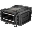 SKB 3SKB-R904U30 ROTO SHOCK RACK CASE 4U, 30-inch depth, 4x castors, black