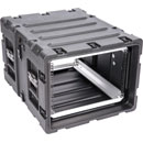 SKB 3RS-7U24-25B STATIC SHOCK RACK CASE 7U, 24-inch depth, 2x integrated wheels, black