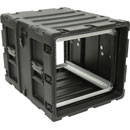 SKB 3RS-9U24-25B STATIC SHOCK RACK CASE 9U, 24-inch depth, 2x integrated wheels, black