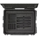 SKB 3I-2217-10WMC iSERIES UTILITY CASE Waterproof, for 4 body pack receivers, with 2U Fly Rack