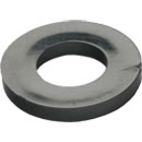 RACKMOUNT WASHERS Plain, black plastic (pack of 25)