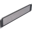 CANFORD RACKVENT Rack ventilation panel 1U, steel, perforated, black painted