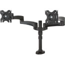 B-TECH BT7374 FLAT SCREEN MOUNT Desk, universal, tilt, swivel, VESA 100, twin dual articulated arms