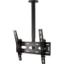 B-TECH BT8426 FLAT SCREEN MOUNT Ceiling, up to VESA 600x400, tilting, adjustable 625-950mm pole