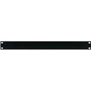 CANFORD RACK PANEL BLANK, FULL WIDTH 1U Flat aluminium, black painted