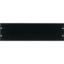 CANFORD RACK PANEL BLANK, FULL WIDTH 3U Extruded aluminium, black painted