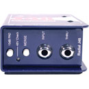 RADIAL J48 DI BOX Active, mono, 6.35mm jack input, 6.35mm jack thru, input merge function