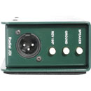 RADIAL JDI DI BOX Passive, mono, 6.35mm jack input, 6.35mm jack thru, input merge function