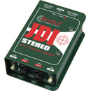 RADIAL JDI STEREO DI BOX Passive, stereo, 2x 6.35mm jack inputs, 2x 6.35mm jack thru