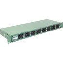 RADIAL PROD8 DI BOX Passive, 8-channel, 6.35mm jack A/B inputs, 6.35mm jack thru, rackmount