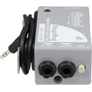 RADIAL STAGEBUG SB-5 DI BOX Passive, stereo, captive 3.5mm TRS jack input, for laptop/mobile device