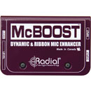 RADIAL MCBOOST SIGNAL BOOSTER Microphone, variable 0 to 25dB, 3-pin XLR input