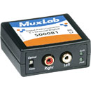 MUXLAB 500081 DIGITAL AUDIO CONVERTER Dolby 5.1, S/PDif RCA, Toslink in, 2x RCA (phono) analogue out