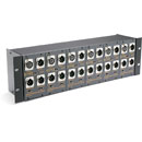 EMO E340 MICROPHONE SPLITTER 6 channel, 3 way, 3U rackmount