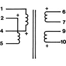 LUNDAHL LL6702 TRANSFORMER Analogue audio, for use in pairs to make hybrid transformer