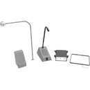 CONTACTA STS-K058 SPEECH TRANSFER SYSTEM Bent screen-mounted mic, freestanding speakers, grey