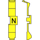 RETROFIT CABLE MARKERS PC36.N, black on yellow (strip of 32)