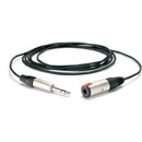 CANFORD HEADPHONE EXTENSION CABLE 3P-3J, NP3X-NJ3FC6 Jack socket-HST-M-10m, Black