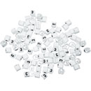 CABLE MARKERS PTV+90.A, black on white (pack of 100)