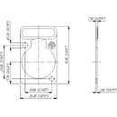 NEUTRIK DSS-3 XLR D-SERIES LABEL HOLDER Orange