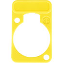 NEUTRIK DSS-4 XLR D-SERIES LABEL HOLDER Yellow