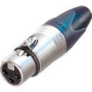 NEUTRIK NC3FXX XLR Female cable connector, nickel shell, silver-plated contacts