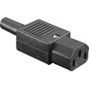 BULGIN PX0587 IEC MAINS CONNECTOR C13 type, female, cable