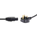 CANFORD AC MAINS CORDSET Powercon TRUE1 NAC3FX-W-TOP - UK 13A, PVC, 2m, black