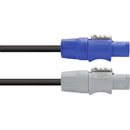 CANFORD AC MAINS CORDSET Powercon NAC3FCA - Powercon NAC3FCB, 1.5mm cable, TRS, 1m, black