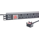 CANFORD PDU Economy, 1U horizontal, 6-way, UK