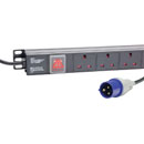 CANFORD PDU Economy, vertical, 4-way UK, 32A plug