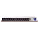 TSL PD14PMID-20A AC MAINS DISTRIBUTION UNIT Intelligent, 1x 20A PowerCON inlet, 14x IEC outlets