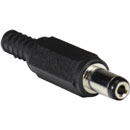 DC CONNECTOR Female cable, 2.1mm, 10mm shaft