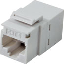 TUK KEYSTONE RJ45 BACK-TO-BACK COUPLER Cat6, white