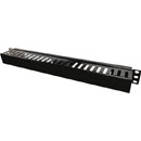 TUK MCMDMP RACK CABLE MANAGEMENT PANEL Horizontal, 24 channel, black