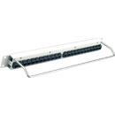 CANFORD CAT5E RJ45 PRO PATCH PANEL 1U 1x16 FEEDTHROUGH, unscreened, black