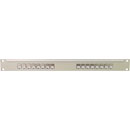 CANFORD CAT6A RJ45 PRO PATCH PANEL 1U 1x16 IDC, Screened, grey