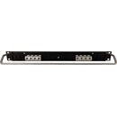 CANFORD CAT6A RJ45 PRO PATCH PANEL 1U 1x8 IDC, Screened, black