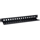 CANFORD KEYSTONE CONNECTION PANEL, Economy, 1U 1x16 modules,black