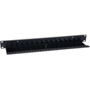 CANFORD CAT5e RJ45 PATCH PANEL, Economy, 1U, 1x16, Feedthrough, Unscreened,black