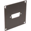 CANFORD UNIVERSAL MODULAR CONNECTION PLATE 1x D-sub15, dark grey