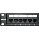 MATRIX CAT5E RJ45 PATCH PANEL 1U 24 way, unshielded, vertical termination