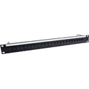 CANFORD FIBRE TERMINATION PANEL 1U 1x24 SC SIMPLEX SM, black