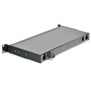 SC MM PANEL, 24 way (12x Duplex) 1U with sliding tray and fibre management, black