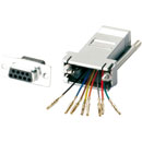 CUSTOM ADAPTER D-SUB 9 way male/RJ45, screened